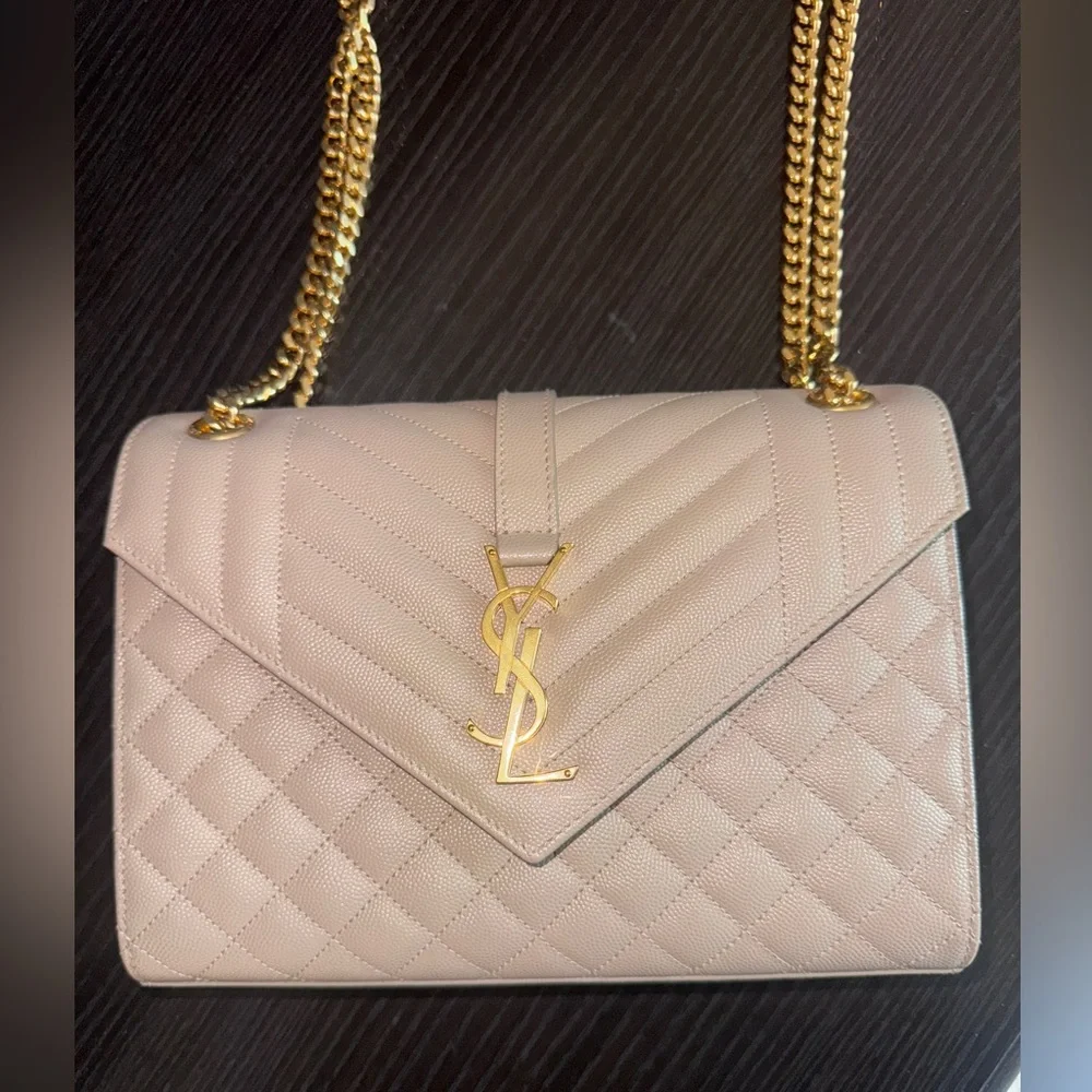 YSL Envelope bag in beige - Picture 8 of 10
